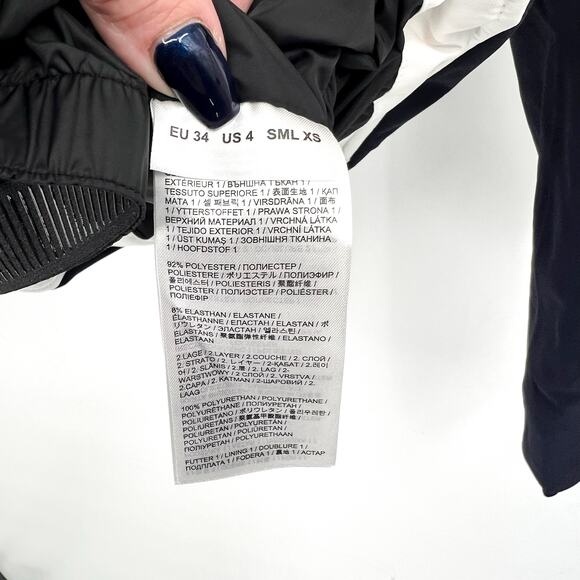 BOGNER Women's Dalya Hooded Two Tone Ski Jacket US 4 Small Off White WP NWOT - Picture 12 of 15